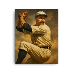 Al Gumbert canvas print on a plain backdrop in size 16"x20".