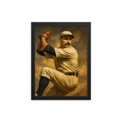 Al Gumbert framed print on a plain backdrop in size 12"x16".