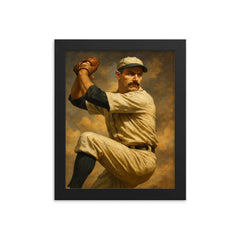 Al Gumbert framed print on a plain backdrop in size 8"x10".