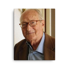 Alain Decaux canvas print on a plain backdrop in size 16"x20".