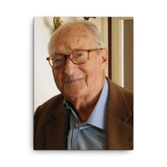 Alain Decaux canvas print on a plain backdrop in size 18"x24".