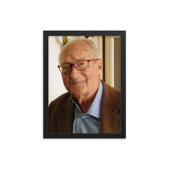 Alain Decaux framed print on a plain backdrop in size 12"x16".