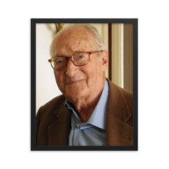 Alain Decaux framed print on a plain backdrop in size 16"x20".