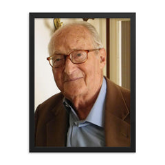 Alain Decaux framed print on a plain backdrop in size 18"x24".