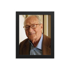 Alain Decaux framed print on a plain backdrop in size 8"x10".