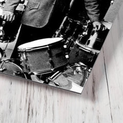 Alan Dawson metal print mockup