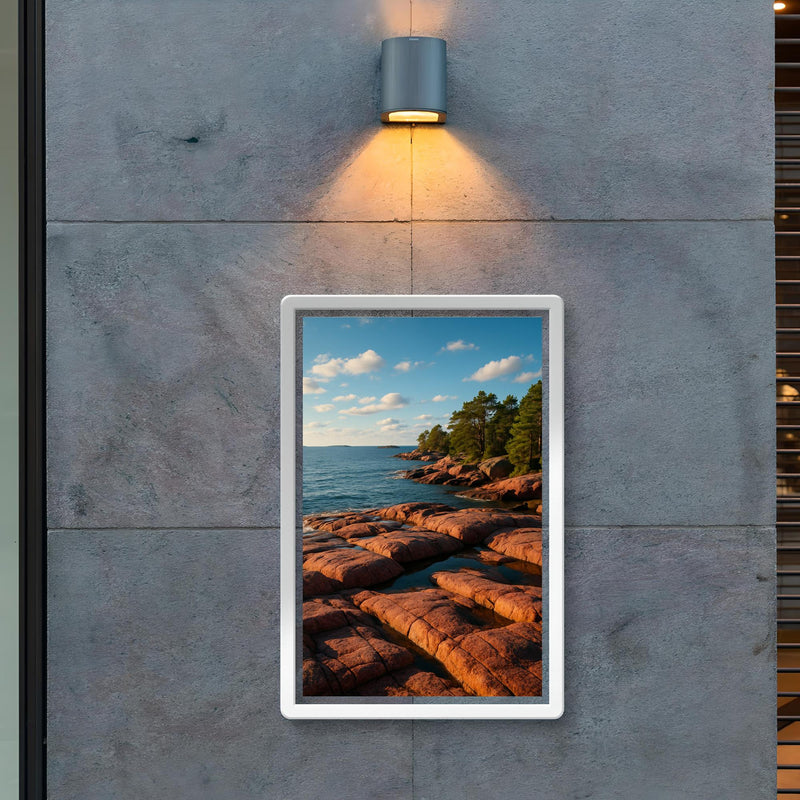 Aland Red Granite Shores Finland poster 2