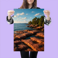 Aland Red Granite Shores Finland poster 3