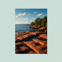 Aland Red Granite Shores Finland poster 8