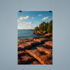 Aland Red Granite Shores Finland poster 9