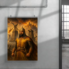 Alauddin Khalji under siege engines at Chittor poster 4