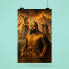 Alauddin Khalji under siege engines at Chittor poster 6