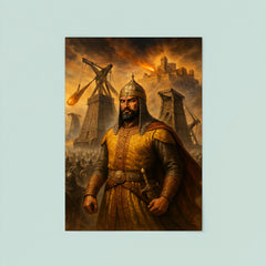 Alauddin Khalji under siege engines at Chittor poster 8