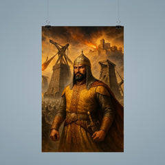 Alauddin Khalji under siege engines at Chittor poster 9