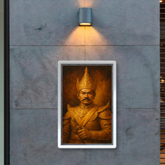 Alaungpaya unifier king portrait poster 2