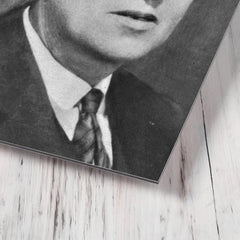 Alban Berg metal print mockup