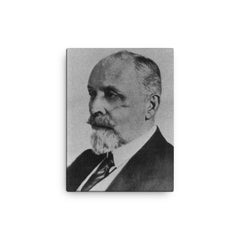 Albert von Schrenck-Notzing canvas print on a plain backdrop in size 12"x16".