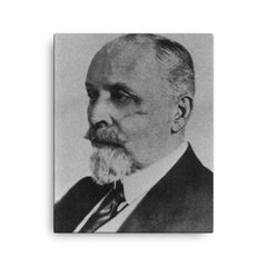 Albert von Schrenck-Notzing canvas print on a plain backdrop in size 16"x20".