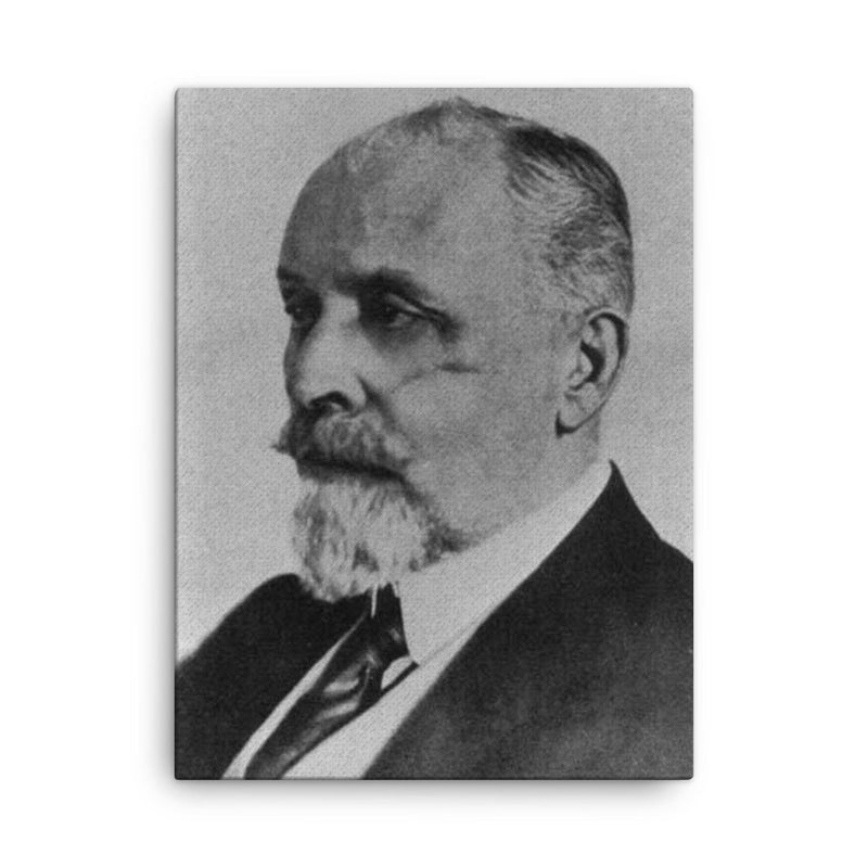 Albert von Schrenck-Notzing canvas print on a plain backdrop in size 18