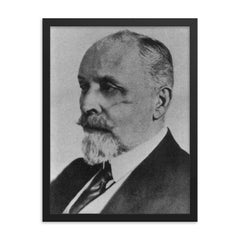 Albert von Schrenck-Notzing framed print on a plain backdrop in size 18"x24".