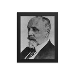 Albert von Schrenck-Notzing framed print on a plain backdrop in size 8"x10".