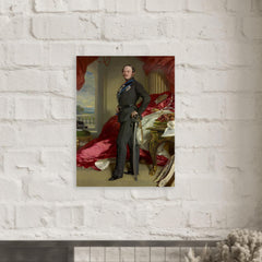 Albert, Prince Consort metal print mockup