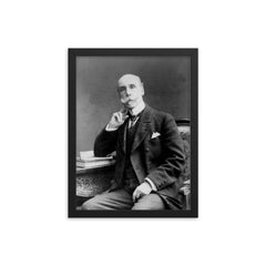 Alberto Blest Gana framed print on a plain backdrop in size 12"x16".