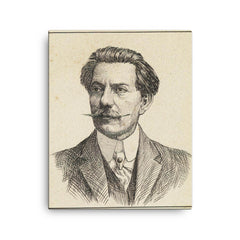 Alberto de Oliveira canvas print on a plain backdrop in size 16"x20".