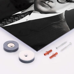 Alberto Ginastera metal print mockup