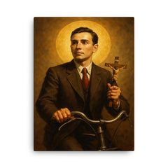 Alberto Marvelli canvas print on a plain backdrop in size 18"x24".