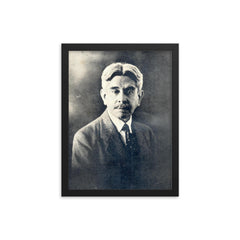 Alberto Masferrer framed print on a plain backdrop in size 12"x16".