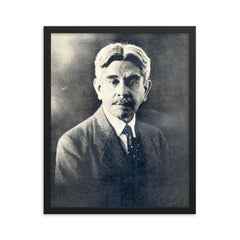 Alberto Masferrer framed print on a plain backdrop in size 16"x20".