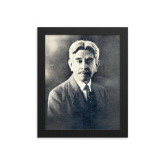 Alberto Masferrer framed print on a plain backdrop in size 8"x10".