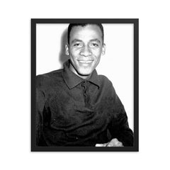 Alberto Spencer framed print on a plain backdrop in size 16"x20".