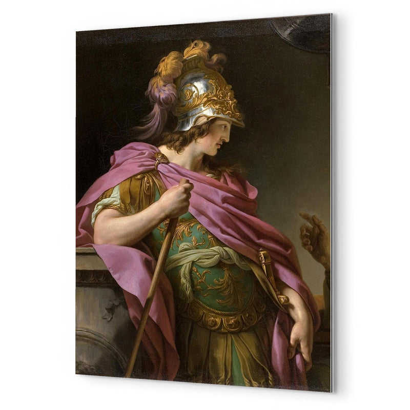 Alcibiades metal print mockup