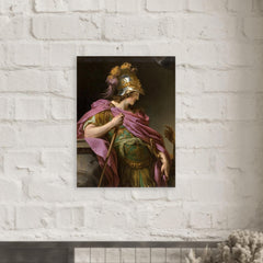 Alcibiades metal print mockup