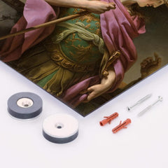 Alcibiades metal print mockup