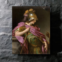 Alcibiades metal print mockup