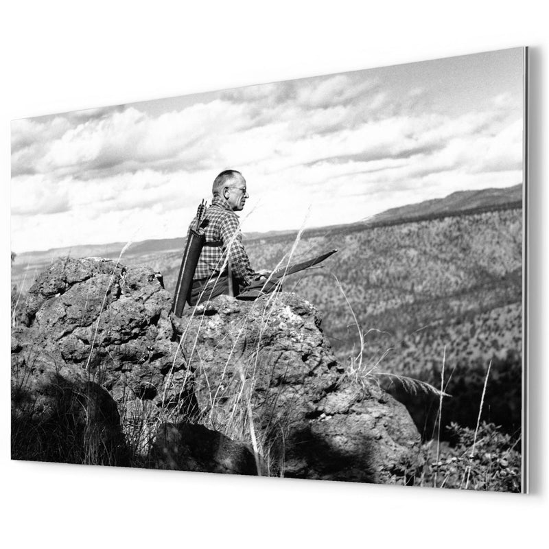 Aldo Leopold metal print mockup