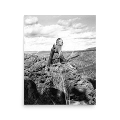 Aldo Leopold poster on a plain backdrop in size 16"x20".