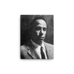 Alejandro Romualdo canvas print on a plain backdrop in size 12"x16".