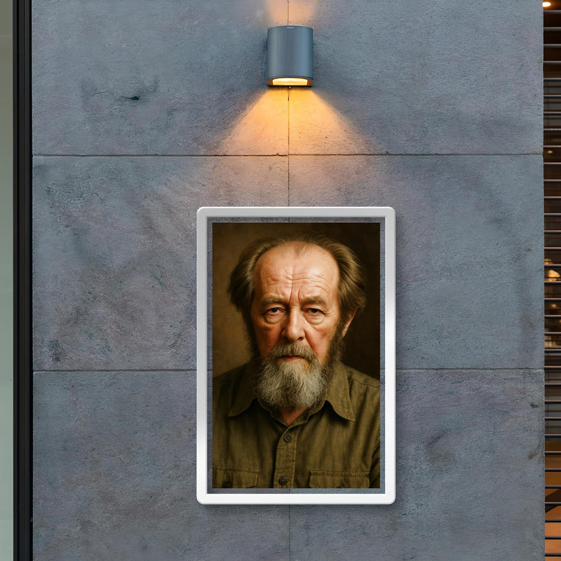 Aleksandr Solzhenitsyn portrait poster 2