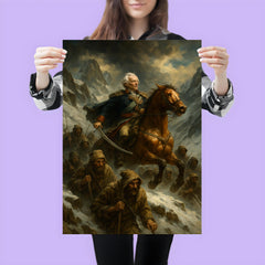 Aleksandr Suvorov crossing the Alps with ragged troops poster 3