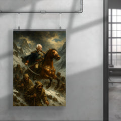 Aleksandr Suvorov crossing the Alps with ragged troops poster 4