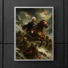 Aleksandr Suvorov crossing the Alps with ragged troops poster 5