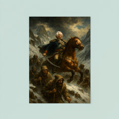Aleksandr Suvorov crossing the Alps with ragged troops poster 8