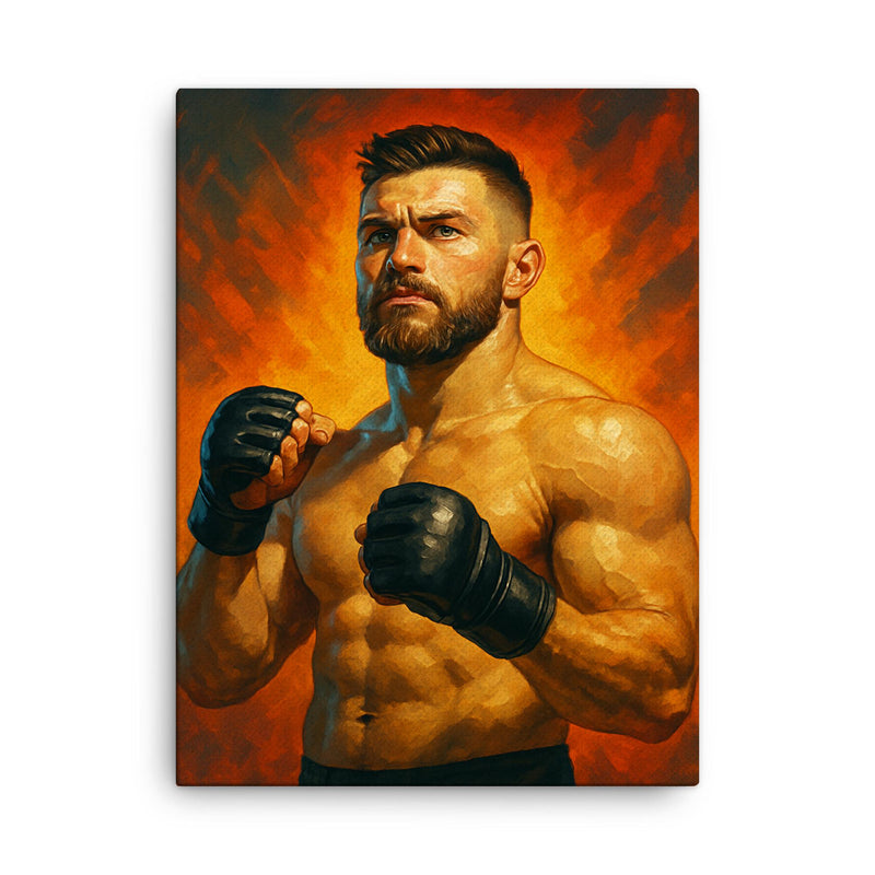 Aleksei Chirikov canvas print on a plain backdrop in size 18