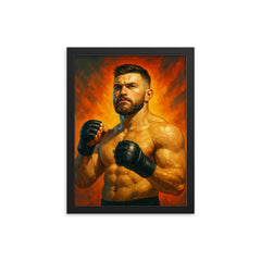 Aleksei Chirikov framed print on a plain backdrop in size 12"x16".