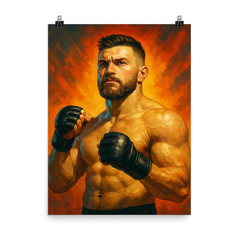 Aleksei Chirikov poster on a plain backdrop in size 8