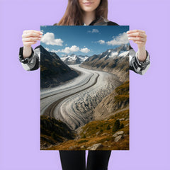 Aletsch Glacier Switzerland poster 3